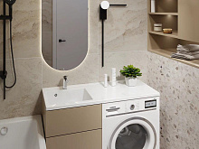 PAOLA Magenta 1100 L Белый Раковина-столешница подвесная на стиральную машину