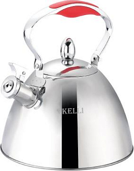 KELLI KL-4343 3л металл, ручка красная Посуда