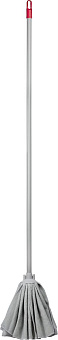 MASTER HOUSE Федерико с насадкой из микрофибры (серый с красным) 75544 Швабра