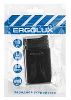 ERGOLUX (15107) ELX-РA01P-C02 ПРОМО (Сетевой адаптер 10Вт 1USB, 100-220В, 5V/2А, Черный, Пакет) СЗУ
