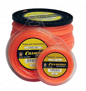 CHAMPION C5057 Square Twist DUO 2.4мм *12м (витой квадрат) Леска для триммера