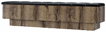 АНРЭКС JAGGER Скамья приставная 160 цвет Дуб монастырский /Черный (2 уп.) Модульная мебель