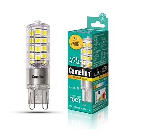 CAMELION (13706) LED6-G9-NF/830/G9 Лампа светодиодная