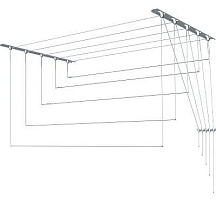 ЛИАНА Сушилка для белья 1,8м (5 стержней) потолочная