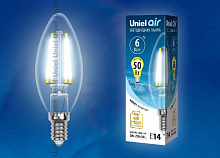 UNIEL (UL-00002198) LED-C35-6W/NW/E14/CL GLA01TR Лампочки светодиодные