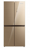 CENTEK CT-1756 BEIGE GLASS TOTAL NF -456л (153л/303л) Холодильник