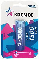 КОСМОС KOC18650LI-ION15UBL1