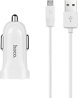 HOCO (6957531067788) Z2 White АЗУ 1USB 1.5A для micro USB АЗУ