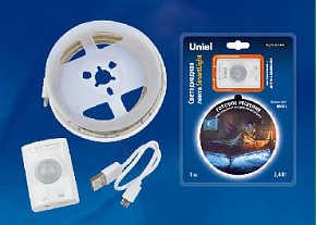 UNIEL (UL-00004450) ULS-R21-2,4W/4000K/1,0M/RECH SENSOR Smart Light Лента светодиодная