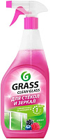 GRASS 125241 Clean Glass блеск стекол и зеркал (лесные ягоды) (флакон 600мл) Моющее средство GRASS 125241 Clean Glass блеск стекол и зеркал (лесные яг