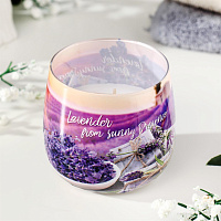 BARTEK Лавандовые поля и мыло (LAVENDER FIELDS & SOAP) 100гр в стакане Свеча