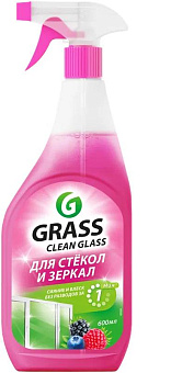 GRASS 125241 Clean Glass блеск стекол и зеркал (лесные ягоды) (флакон 600мл) Моющее средство GRASS 125241 Clean Glass блеск стекол и зеркал (лесные яг