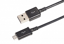 REXANT (18-4268) Кабель USB-micro USB/PVC/black/1m/REXANT Дата-кабель