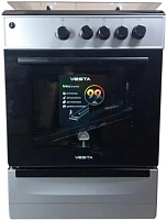 VESTA Bergamo VGG 10-G Серый ГКдух Ex c VD Плита газовая VESTA Bergamo VGG 10-G Серый ГКдух Ex c VD