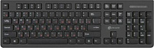 ОКЛИК 550ML черный USB slim Multimedia LED Клавиатура