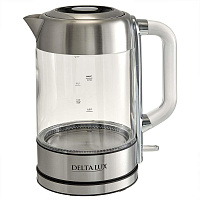 DELTA LUX DE-1026 (1,7л. стекло) Чайник электрический DELTA LUX DE-1026 (1,7л. стекло)