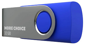 MORE CHOICE (4610196407611) MF32-4 USB 32GB 2.0 Blue Флэш-накопитель