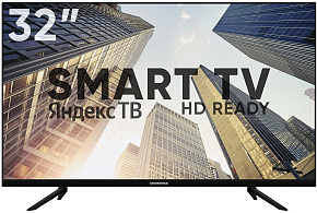 SOUNDMAX SM-LED32M15S HD SMART TV Yandex Безрамочный LЕD-телевизор