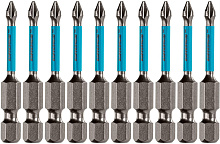 GROSS Бита торсионная PH1 x 50 мм, для ударных шуруповертов, 10 шт. 11492