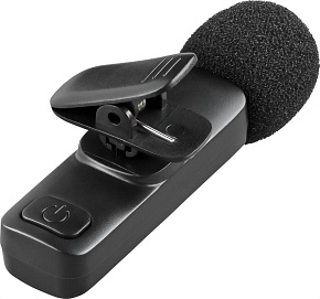DEFENDER (64137) Talky-137 wrls, черный, на прищепке, 1шт Микрофон