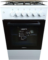 VESTA Valencia VGE 50 10-E Белый ГК Плита газоэлектрическая