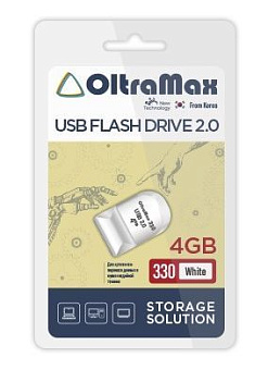 OLTRAMAX OM-4GB-330-White USB флэш-накопитель