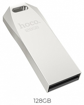 HOCO (6957531099857) UD4 USB 128GB 2.0 Silver флэш-накопитель