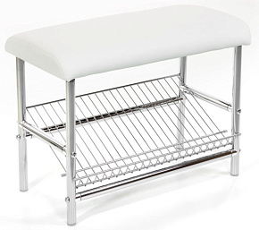 БИТЕЛ ОБУВНИЦА МС-4 (хром, БОРНЕО МИЛК) Корпусная мебель