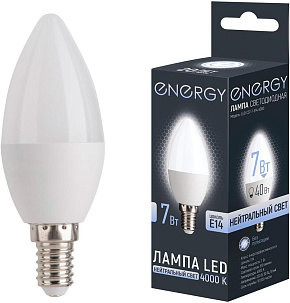 ENERGY LED С37-7-E14-4000 (109289) Лампа светодиодная