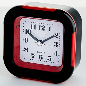 DELTA DT8-0015 Будильник 9.2*4.4*9.4 см (красный) Будильник