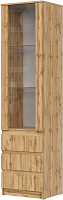 НК-МЕБЕЛЬ STERN шкаф-витрина ШКВ-1 Дуб Вотан 72678281 (2 кор.) Шкаф-витрина