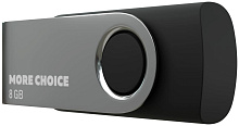 MORE CHOICE (4610196407512) MF8-4 USB 8Gb 2.0 Black флэш-накопитель MORE CHOICE (4610196407512) MF8-4 USB 8Gb 2.0 Black
