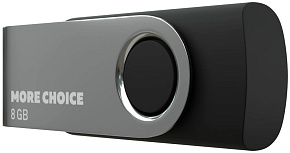 MORE CHOICE (4610196407512) MF8-4 USB 8Gb 2.0 Black флэш-накопитель MORE CHOICE (4610196407512) MF8-4 USB 8Gb 2.0 Black