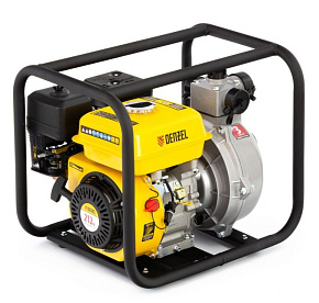 DENZEL PX-50H Мотопомпа бензиновая высоконапорная, 7 л.с, 2&QUOT; , 600 л/мин, глубина 8 м, напор 65 м 99203 Мотопомпа