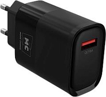 MORE CHOICE (4620202553386) NC09 СЗУ 1USB 3.0A QC3.0 15W , черный СЗУ