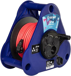КОСМОС YKTKsm50m-4g(2.5)IP4 - гн х 50 м - катушка треуг Удлинитель