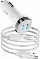 HOCO (6931474739704) Z40 White АЗУ 2USB 2.4A для micro USB АЗУ