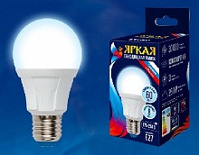 UNIEL (UL-00002003) LED-A60 8W/DW/E27 Дневной свет Лампа светодиодная