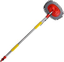 CLIM ART CA-SB-09 телескопическая с краном, щеткой из микрофибры 25см 100-170см (CLA00179) Щетка