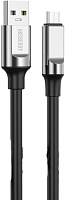 AKSBERRY (6900291860014) X159 Silicone USB-A - MicroUSB, черный Кабель