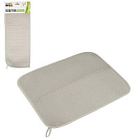 РЫЖИЙ КОТ Коврик для сушки посуды Skandi серый 45х35см