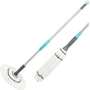 РЫЖИЙ КОТ Швабра для пола ТВИСТ Pro с насадкой из микрофибры MopM12 (310498) Швабра