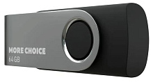 MORE CHOICE (4610196407642) MF64-4 USB 64GB 2.0 Black Флэш-накопитель