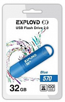 EXPLOYD 32GB 570 синий [EX-32GB-570-Blue] USB флэш-накопитель