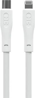 MORE CHOICE (4620202553096) K60ia USB 3.0A PD 27W для Lightning ng 8-pin Type-C - 1м , белый Кабель
