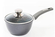 МЕЧТА 81701 Гранит 1,2л несъемная ручка стеклянная крышка Ковш