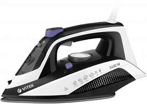 VITEK Prive VT-8360 черный/белый Утюг