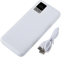 PERFEO (PF_E1468) WATERFALL - 10000 mAh White Power Bank