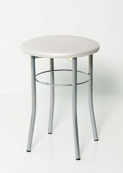 БИТЕЛ ЭКСТРА (серебро, Б.крем) Табурет