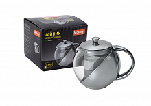 MALLONY Чайник заварочный MENTA-500, объем: 500 мл, корпус/фильтр из нерж стали (910109) Чайник заварочный